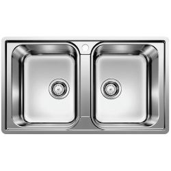 Zlewozmywak Blanco LEMIS 8-IF stal szlachetna szczotkowana bez korka aut. 523 039